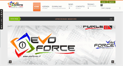 Desktop Screenshot of evoforce.it