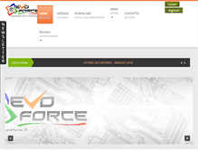 Tablet Screenshot of evoforce.it